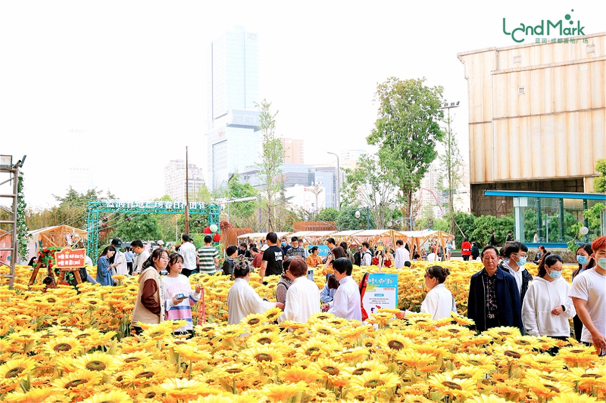 蓝润置地广场春日花田_成都会议策划哪家好_成都会议策划